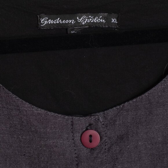 Gudrun Sjöden Linen/Cotton long line tunic top Lagonlook Boho size XL - Picture 5 of 7